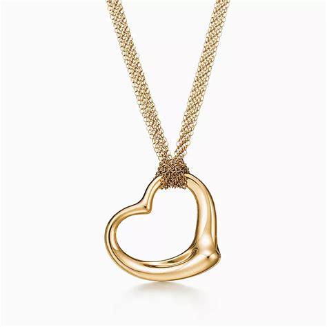 tiffany gold necklace replica